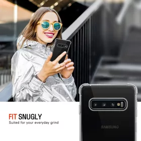  Techsuit - Ütésálló áttetsző szilikon tok - Samsung Galaxy S10 -5949419084261 2 kép