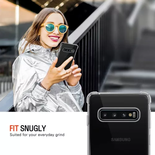  Techsuit - Ütésálló áttetsző szilikon tok - Samsung Galaxy S10 -5949419084261 2 kép