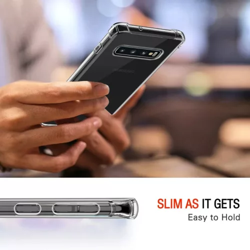  Techsuit - Ütésálló áttetsző szilikon tok - Samsung Galaxy S10 -5949419084261 6 kép