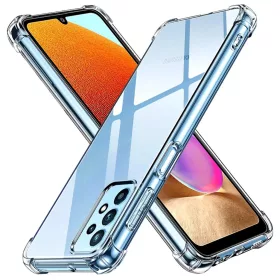   Samsung Galaxy A32 4G Techsuit - Shockproof Clear Silicone - Átlátszó tok