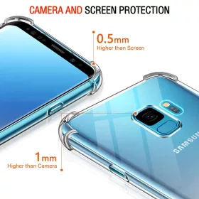  Techsuit - Ütésálló Átlátszó Szilikon - Samsung Galaxy S9 - Á-5949419084209 2 kép