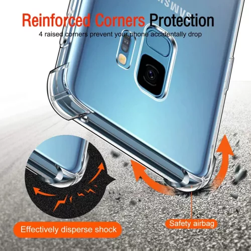  Techsuit - Ütésálló Átlátszó Szilikon - Samsung Galaxy S9 - Á-5949419084209 5 kép