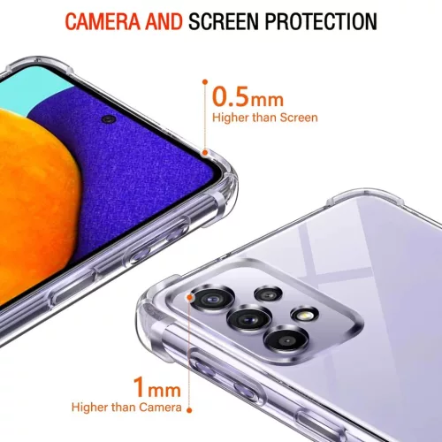  Techsuit - Ütésálló Átlátszó Szilikon - Samsung Galaxy A52 4G -5949419084179 3 kép