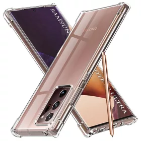   Samsung Galaxy Note 20 Ultra 4G / Note 20 Ultra 5G Techsuit - Shockproof Clear Silicone - Áttetsző tok