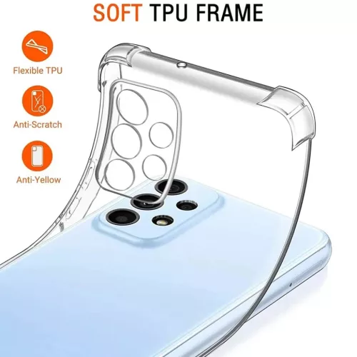  Techsuit - Ütésálló Átlátszó Szilikon - Samsung Galaxy A23 4G -5949419084025 3 kép