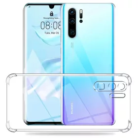   Techsuit - Ütésálló Átlátszó Szilikon - Huawei P30 Pro / P30 Pro New Edition - Átlátszó tok