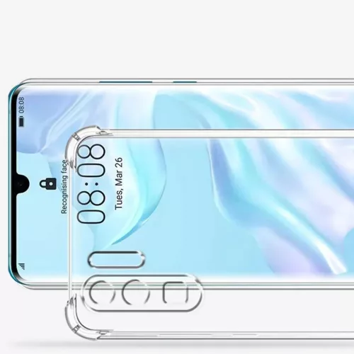 Techsuit - Ütésálló Átlátszó Szilikon - Huawei P30 Pro / P30 P-5949419083899 3 kép