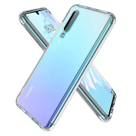  Techsuit - Ütésálló Átlátszó Szilikon - Huawei P30 - Átlátsz-5949419083851 1 kép