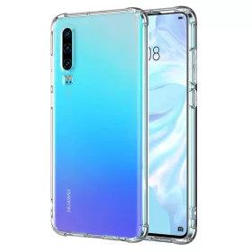  Techsuit - Ütésálló Átlátszó Szilikon - Huawei P30 - Átlátsz-5949419083851 2 kép