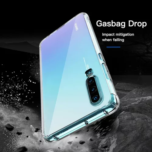  Techsuit - Ütésálló Átlátszó Szilikon - Huawei P30 - Átlátsz-5949419083851 5 kép
