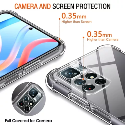 Xiaomi Redmi Note 11 / Note 11S Techsuit - Ütésálló Átlátszó Sz-5949419083462 4 kép