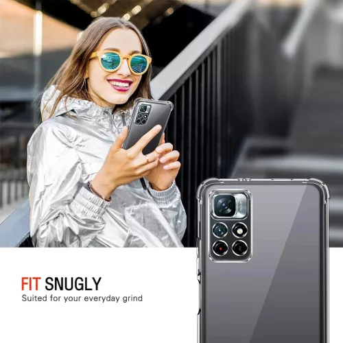 Xiaomi Redmi Note 11 / Note 11S Techsuit - Ütésálló Átlátszó Sz-5949419083462 5 kép