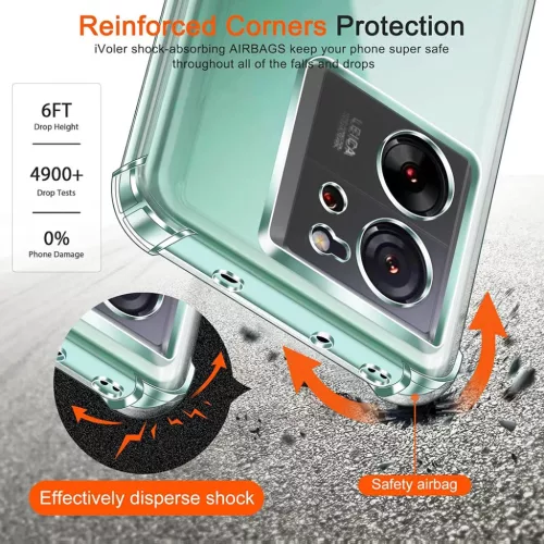  Techsuit - Ütésálló Átlátszó Szilikon - Xiaomi 13T / 13T Pro --5949419083356 4 kép