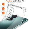  Techsuit - Ütésálló Átlátszó Szilikon - Honor 90 - Átlátszó-5949419083271 2 kép