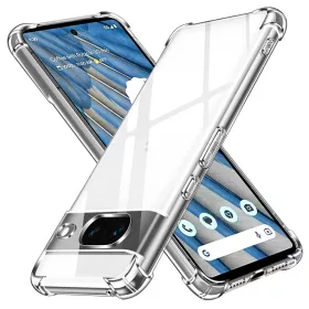    Techsuit - Ütésálló Átlátszó Szilikon - Google Pixel 7 - Átlátszó tok