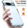  Techsuit - Ütésálló Átlátszó Szilikon - Google Pixel 8a - Átl-5949419083035 2 kép
