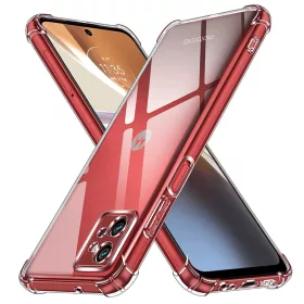    Techsuit - Ütésálló Átlátszó Szilikon Tok - Motorola Moto G32 - Átlátszó tok