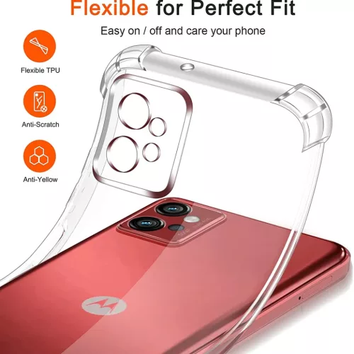  Techsuit - Ütésálló Átlátszó Szilikon Tok - Motorola Moto G32 -5949419082922 3 kép