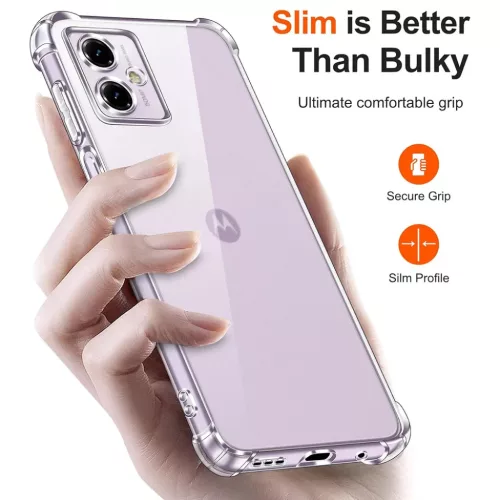  Techsuit - Ütésálló Átlátszó Szilikon - Motorola Moto G14 - Á-5949419082878 3 kép