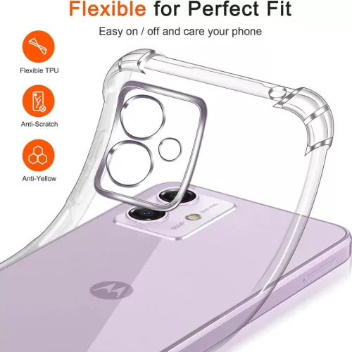  Techsuit - Ütésálló Átlátszó Szilikon - Motorola Moto G14 - Á-5949419082878 7 kép