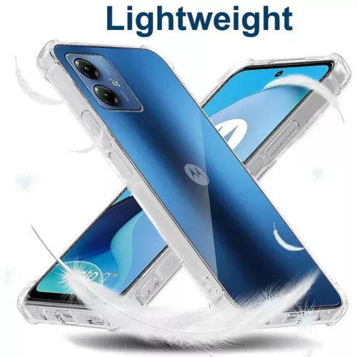  Techsuit - Ütésálló Átlátszó Szilikon - Motorola Moto G54 - Á-5949419082854 3 kép