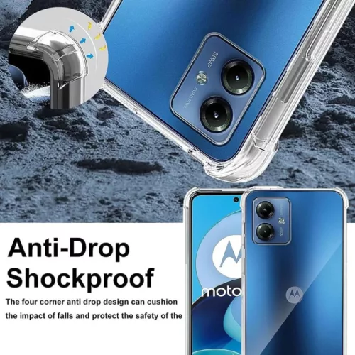  Techsuit - Ütésálló Átlátszó Szilikon - Motorola Moto G54 - Á-5949419082854 4 kép