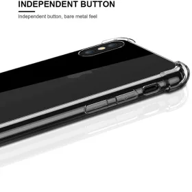  Techsuit - Ütésálló átlátszó szilikon tok - iPhone X / iPhone -5949419082748 2 kép