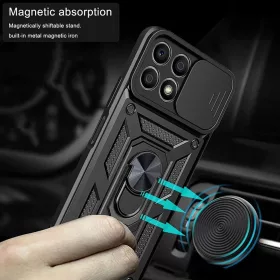  Techsuit - CamShield sorozat - Honor X8b - Fekete tok-5949419085954 2 kép