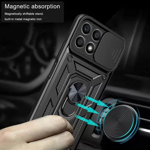  Techsuit - CamShield sorozat - Honor X8b - Fekete tok-5949419085954 2 kép