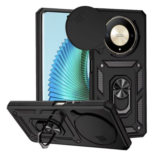  Techsuit - CamShield Sorozat - Honor Magic6 Lite - Fekete tok-5949419085695 7 kép