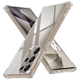    Techsuit - Ütésálló átlátszó szilikon tok - Samsung Galaxy S24 Ultra - Átlátszó