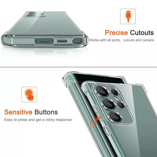  Techsuit - Ütésálló átlátszó szilikon tok - Samsung Galaxy S24-5949419086326 4 kép