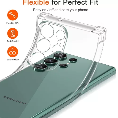  Techsuit - Ütésálló átlátszó szilikon tok - Samsung Galaxy S24-5949419086326 6 kép