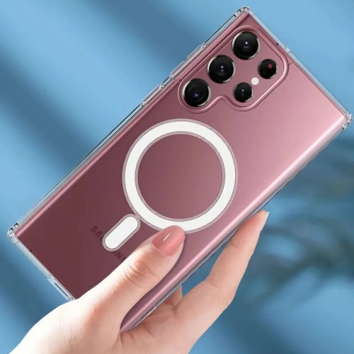  Techsuit - MagSafe Pro - Samsung Galaxy S24 Ultra - Natúr Rózsaszí-5949419086289 3 kép