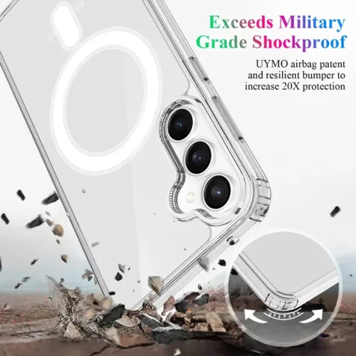  Techsuit - MagSafe Pro - Samsung Galaxy S24 - Átlátszó tok-5949419086159 3 kép