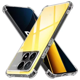    Techsuit - Ütésálló Átlátszó Szilikon - Xiaomi Poco X6 Pro - Átlátszó tok