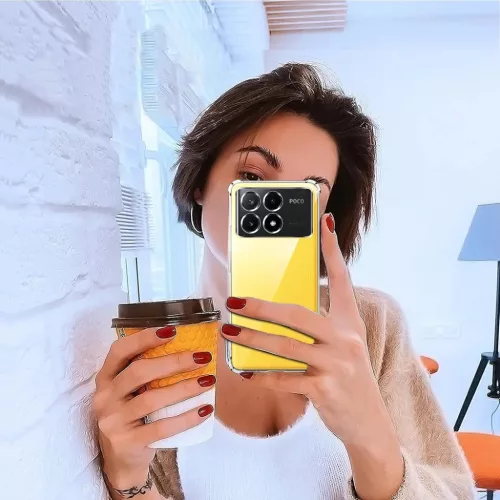  Techsuit - Ütésálló Átlátszó Szilikon - Xiaomi Poco X6 Pro - �-5949419087101 6 kép