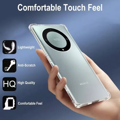  Techsuit - Ütésálló Átlátszó Szilikon - Honor Magic6 Lite - Á-5949419086852 2 kép