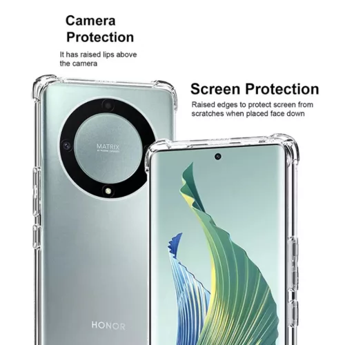  Techsuit - Ütésálló Átlátszó Szilikon - Honor Magic6 Lite - Á-5949419086852 4 kép