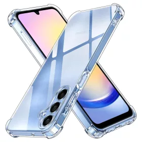   Techsuit - Ütésálló Átlátszó Szilikon - Samsung Galaxy A25 5G - Átlátszó tok