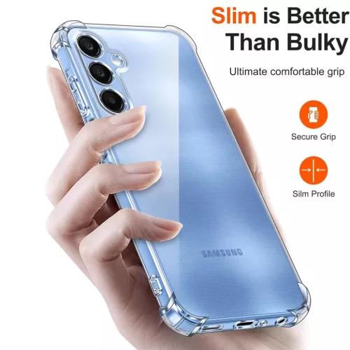  Techsuit - Ütésálló Átlátszó Szilikon - Samsung Galaxy A25 5G -5949419086784 2 kép
