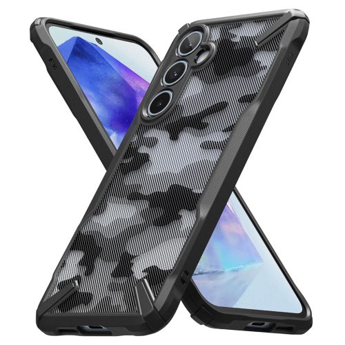  Ringke - Fusion X Design - Samsung Galaxy A55 5G - Terepmintás feket-8809961784781 1 kép
