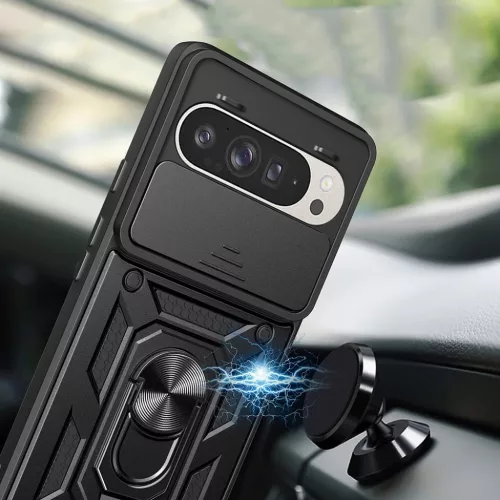  Techsuit - CamShield sorozat - Google Pixel 9 / 9 Pro - Fekete tok-5949419091092 5 kép