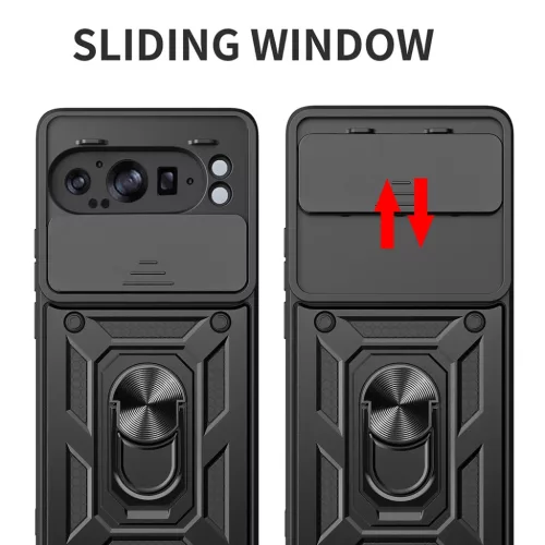  Techsuit - CamShield sorozat - Google Pixel 9 Pro XL - Fekete tok-5949419091085 3 kép