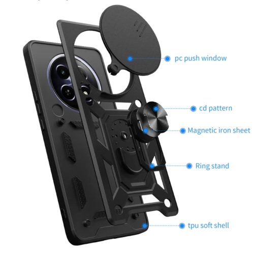  Techsuit - CamShield sorozat - Xiaomi 14 Ultra - Fekete tok-5949419090880 6 kép