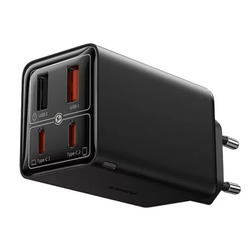 Baseus - Fali töltő GaN (P10162701113-00) - 2x USB, 2x Type-C, 65W, -6932172644444 2 kép