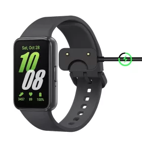   Techsuit - SmartWatch Vezeték nélküli Töltőkábel (WCC1) - Type-C, Samsung Galaxy Fit3-hoz, 5V, 1A, 5W, 1m - Fekete