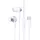 Baseus - Type-C Moon White Encok CZ11 (A00164300213-Z1) Vezetékes fülhallgató, fülbe helyezhető