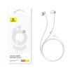 Baseus - Type-C Moon White Encok CZ11 (A00164300213-Z1) Vezetékes fü-6932172645687 6 kép