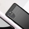  TechSuit - Szénszálas Szilikon - OnePlus 8T - Fekete tok-5949419058699 3 kép